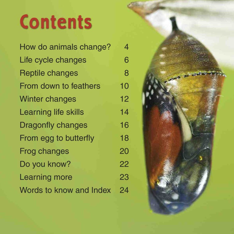 How and Why do Animals Change? book cover