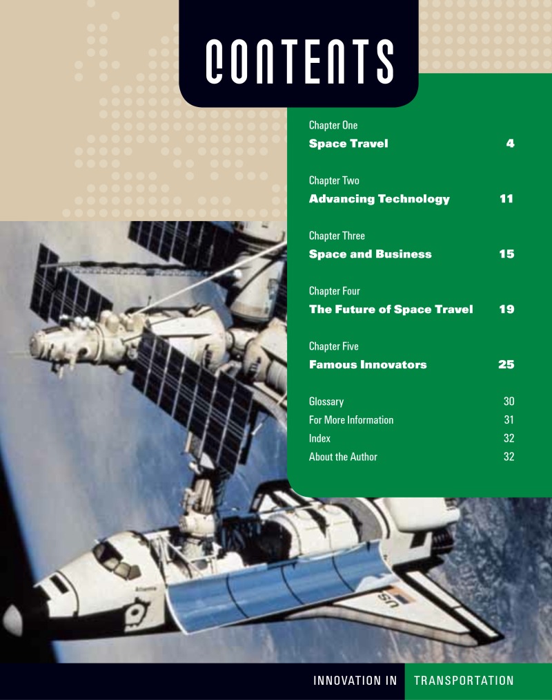 Innovation: Space Travel book cover