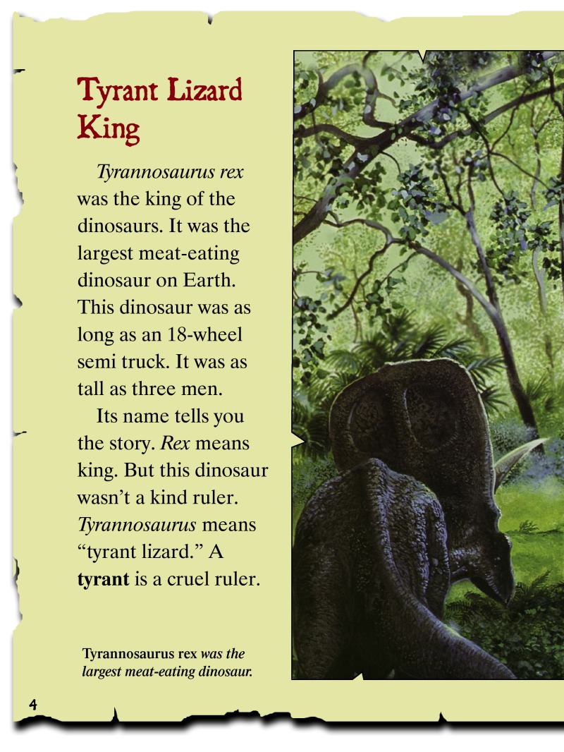 North American Dinosaurs: Tyrannosaurus Rex — page 1