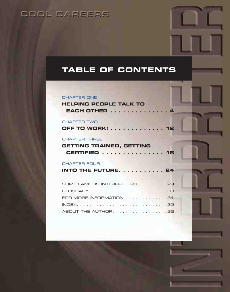Cool Careers: Interpreter book cover