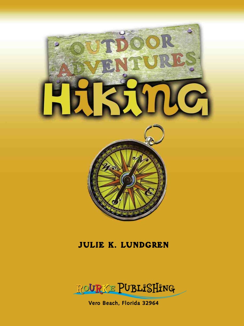Hiking book cover