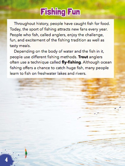Fun Sports For Fitness: Fishing — page 1