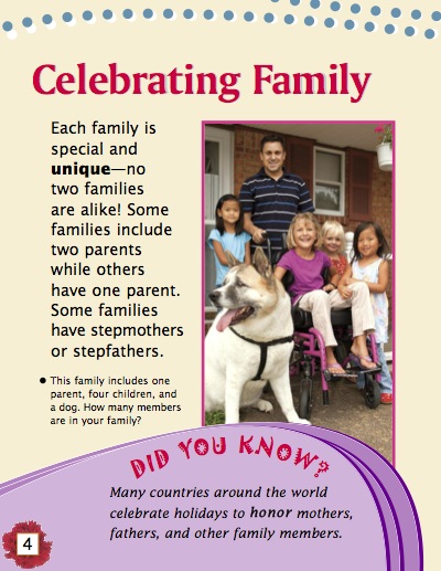 Mother's Day And Other Family Days — page 1