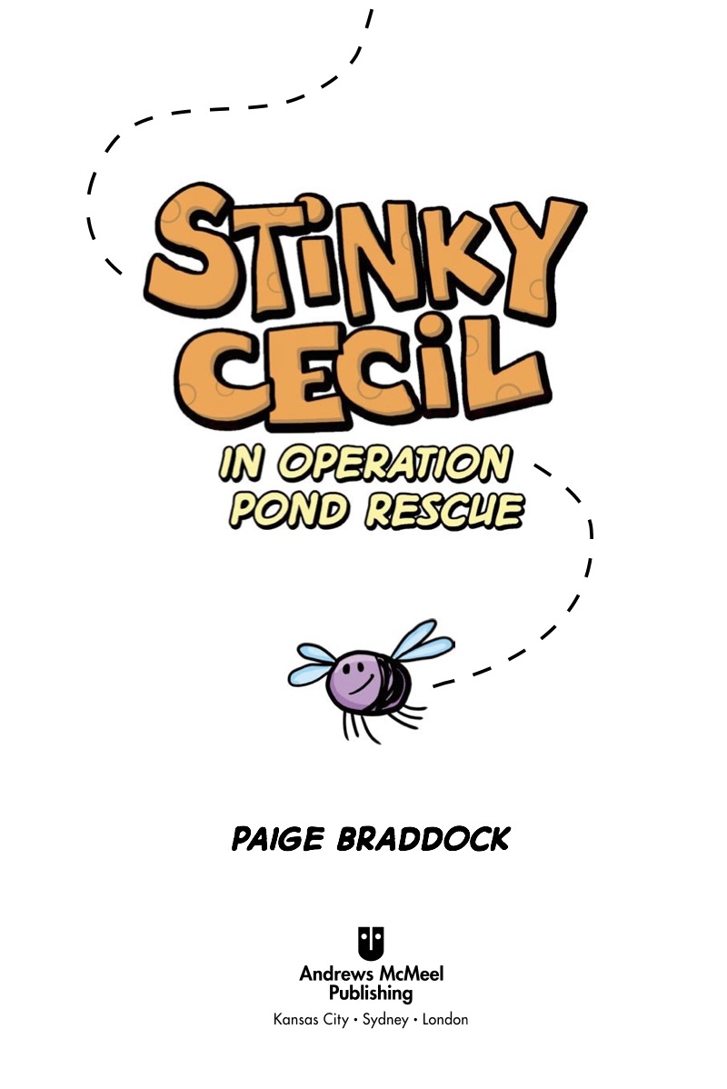 Stinky Cecil in Operation Pond Rescue book cover