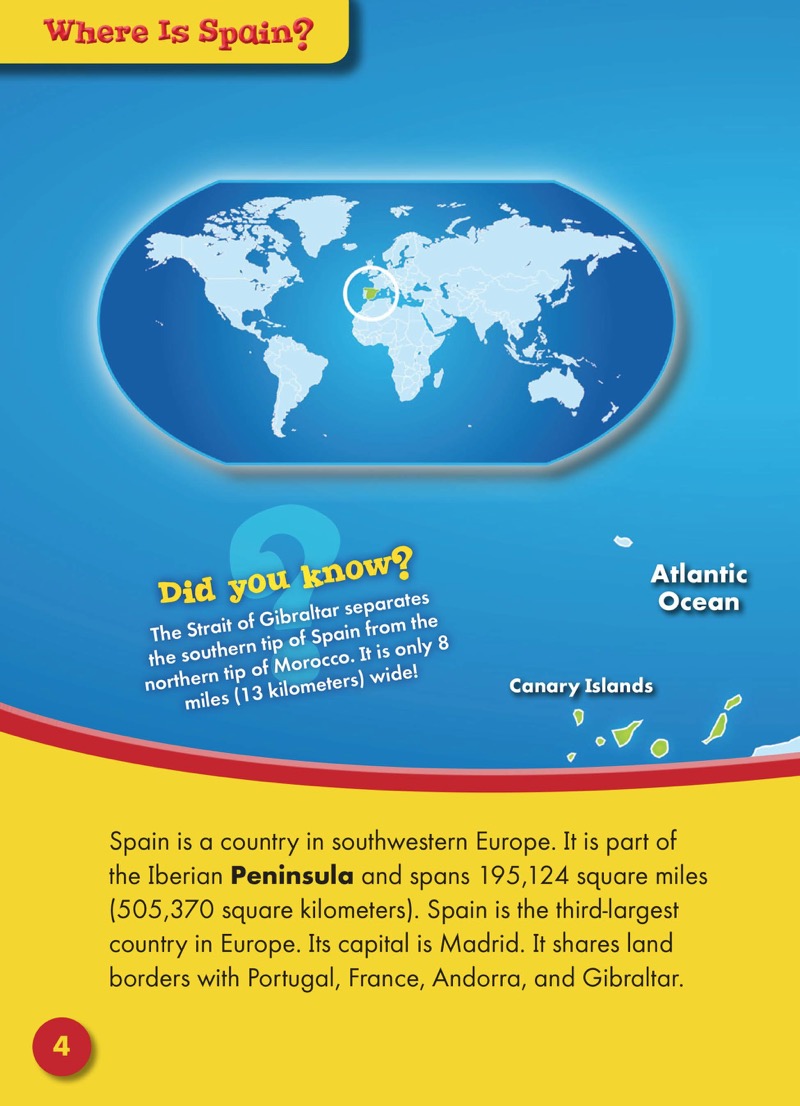Exploring Countries: Spain — page 1