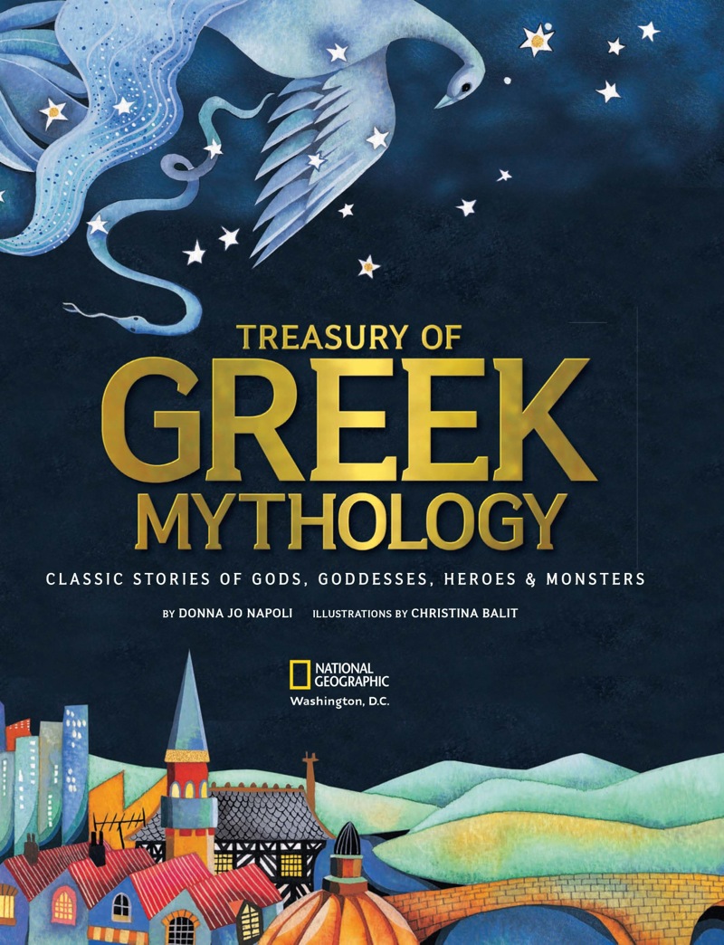 Treasury of Greek Mythology book cover