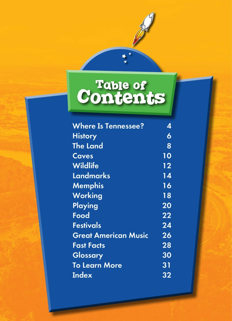 Exploring the States: Tennessee book cover