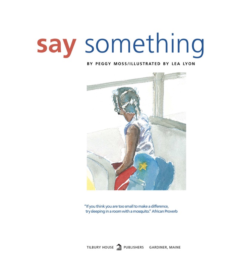 Say Something book cover