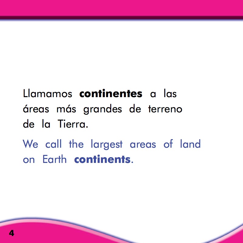 Contemos Los Continentes (Counting The Continents) — page 1