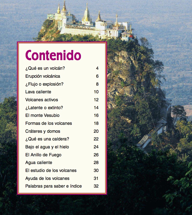 Los volcanes de la Tierra book cover