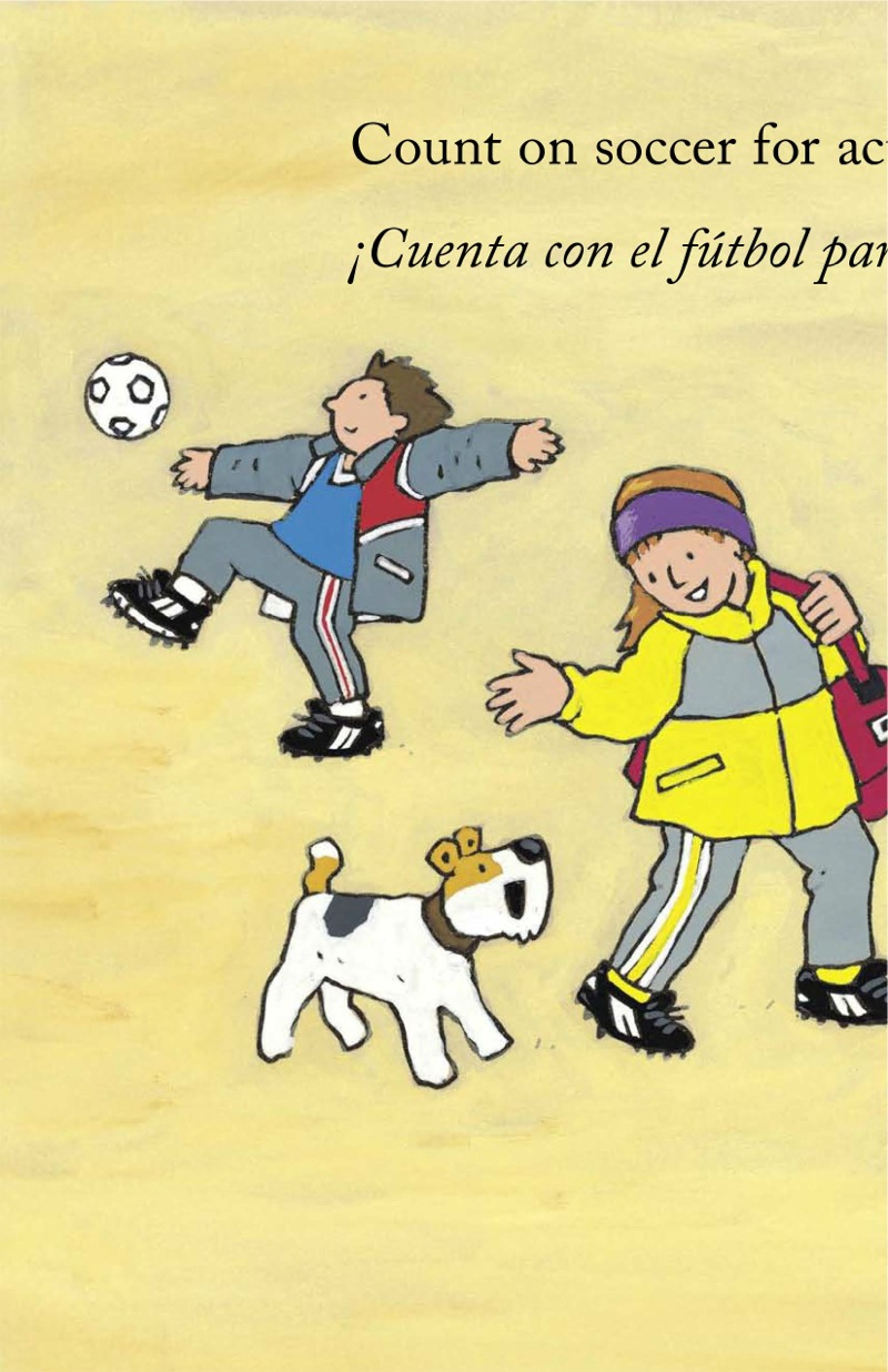 Soccer Counts!/¡El Futbol Cuenta! — page 1