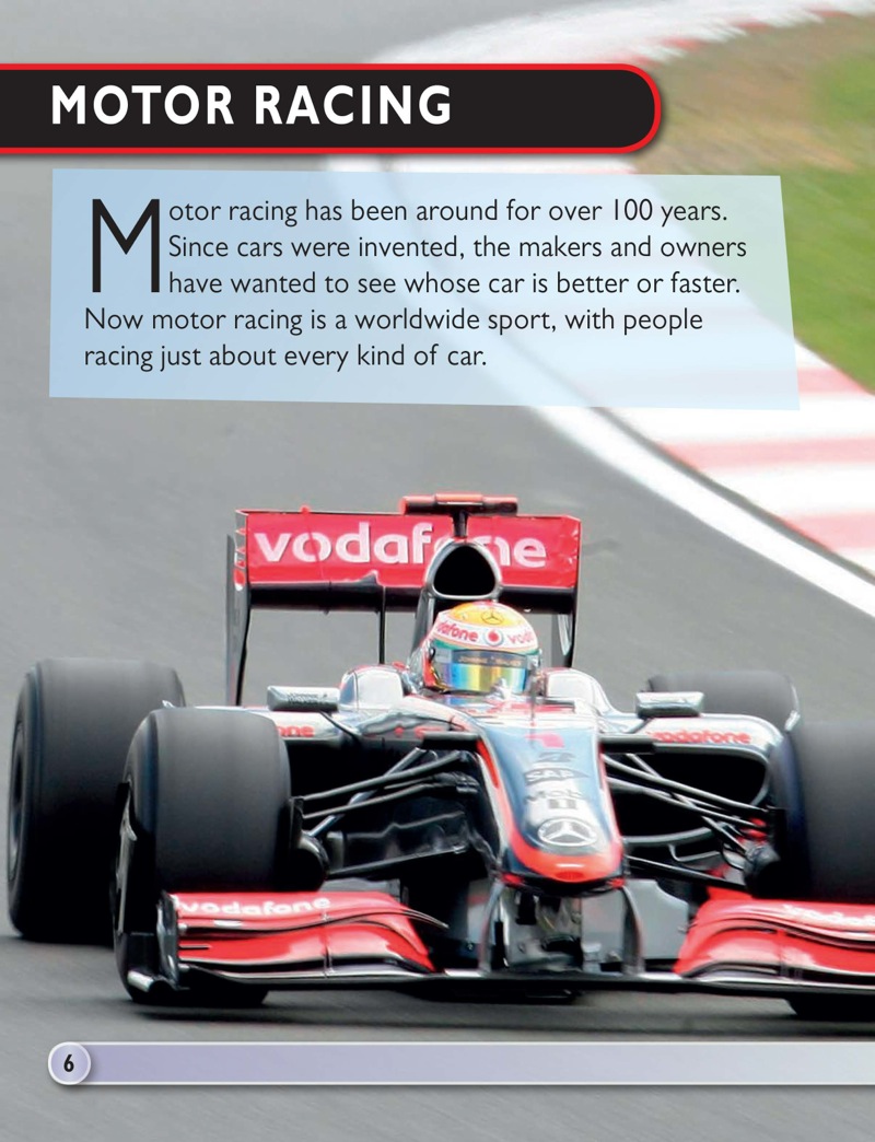 Race Cars — page 1