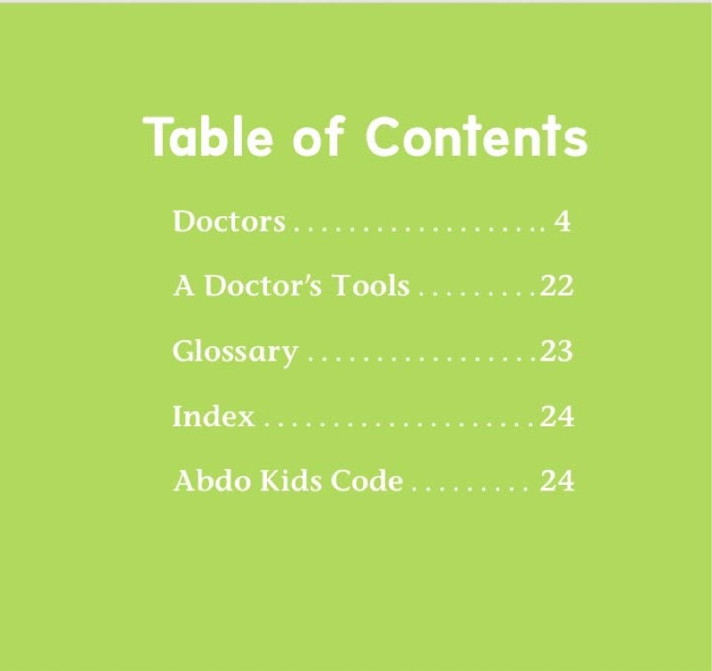 Doctors book cover