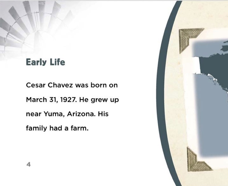 Cesar Chavez: Latino American Civil Rights Activist — page 1