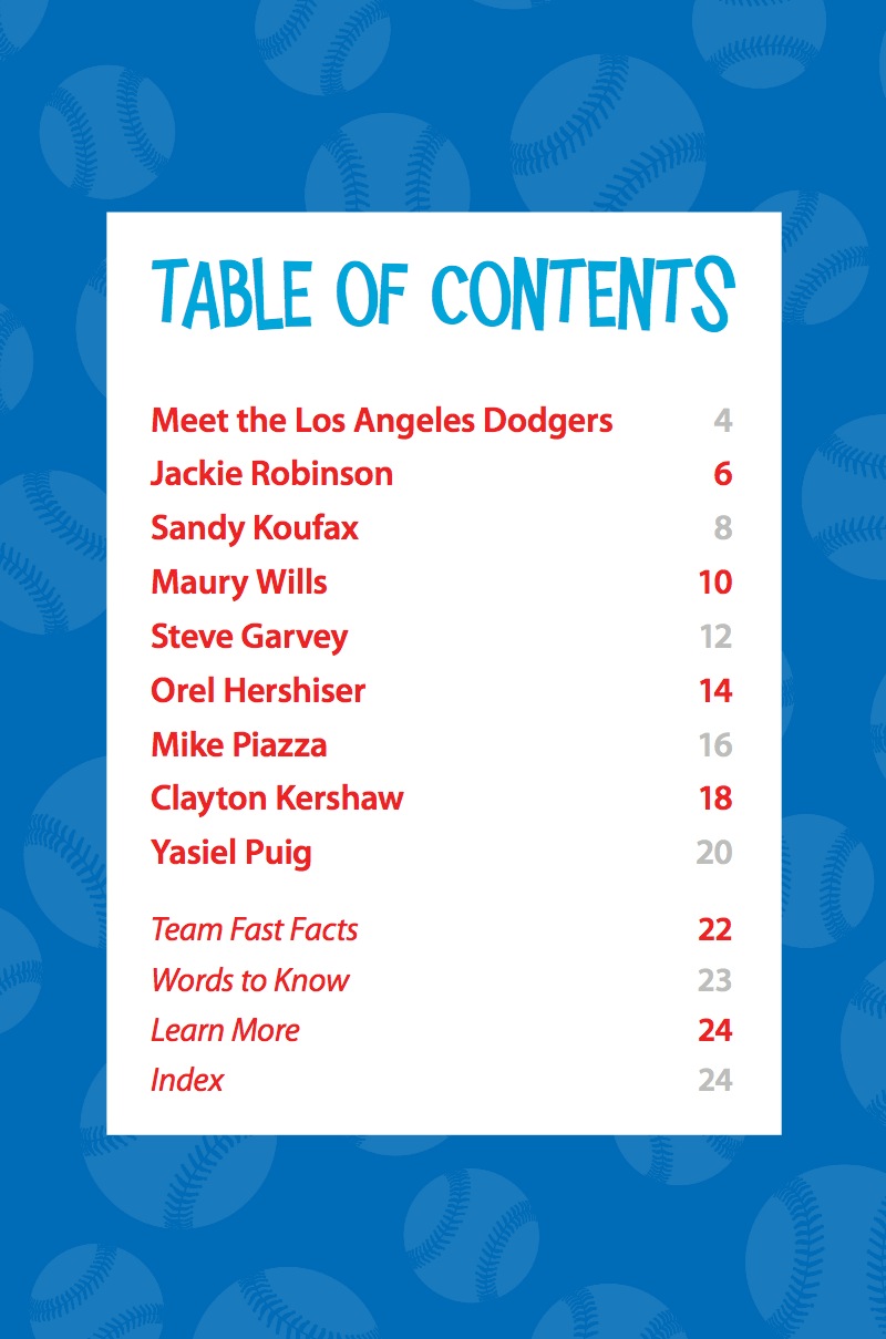 Superstars Of The Los Angeles Dodgers book cover