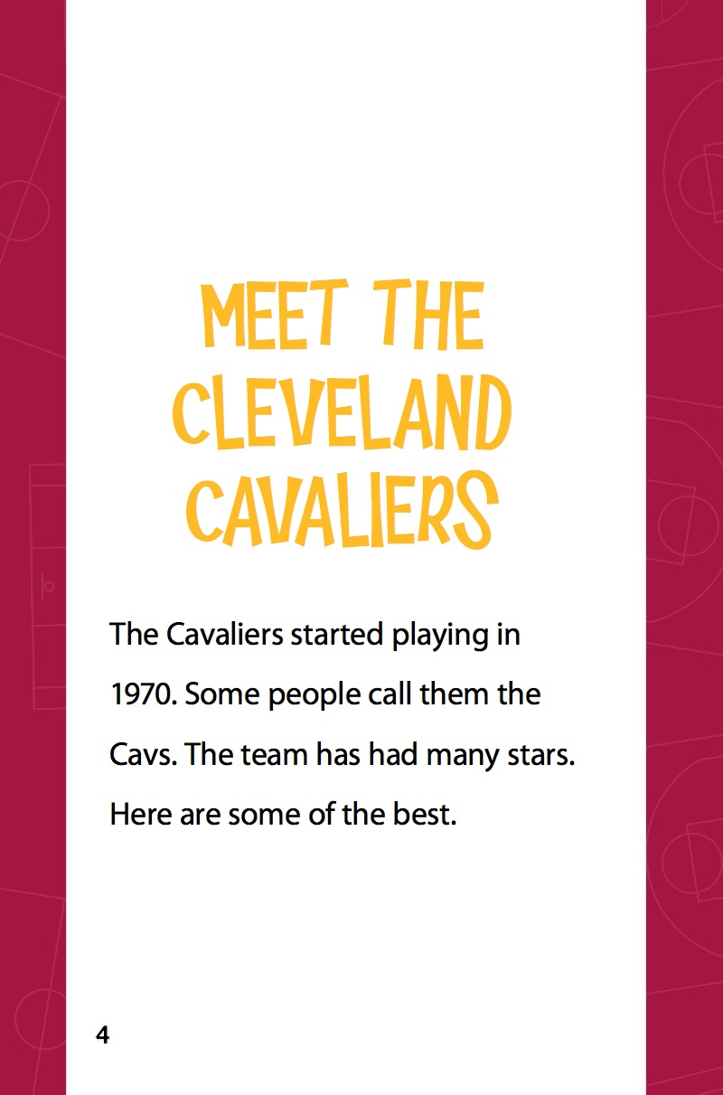 Superstars Of The Cleveland Cavaliers — page 1