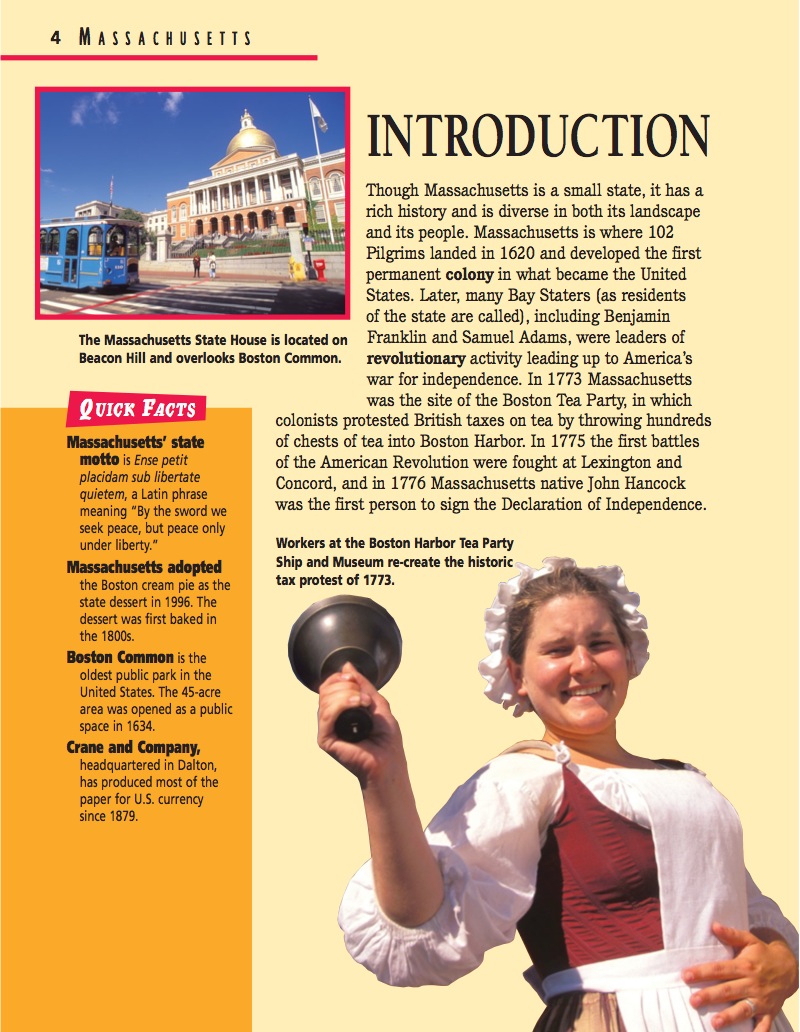 Massachusetts: The Bay State — page 1