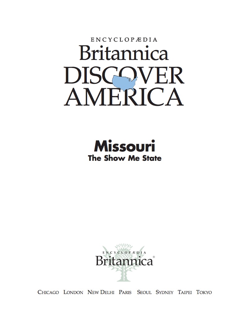Missouri: The Show Me State book cover