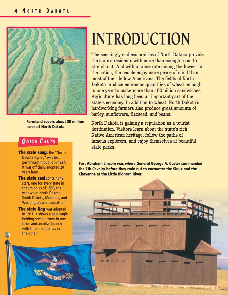 North Dakota: The Peace Garden State — page 1