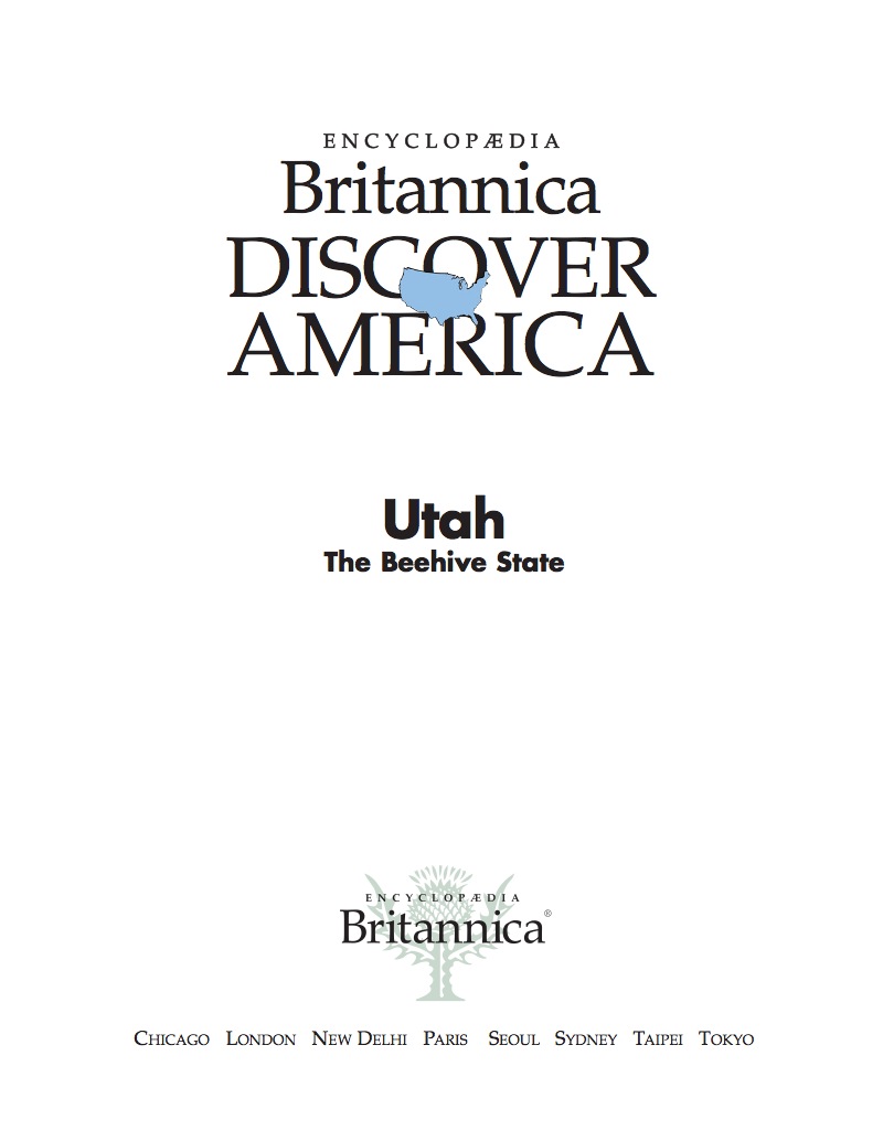 Utah: The Beehive State book cover