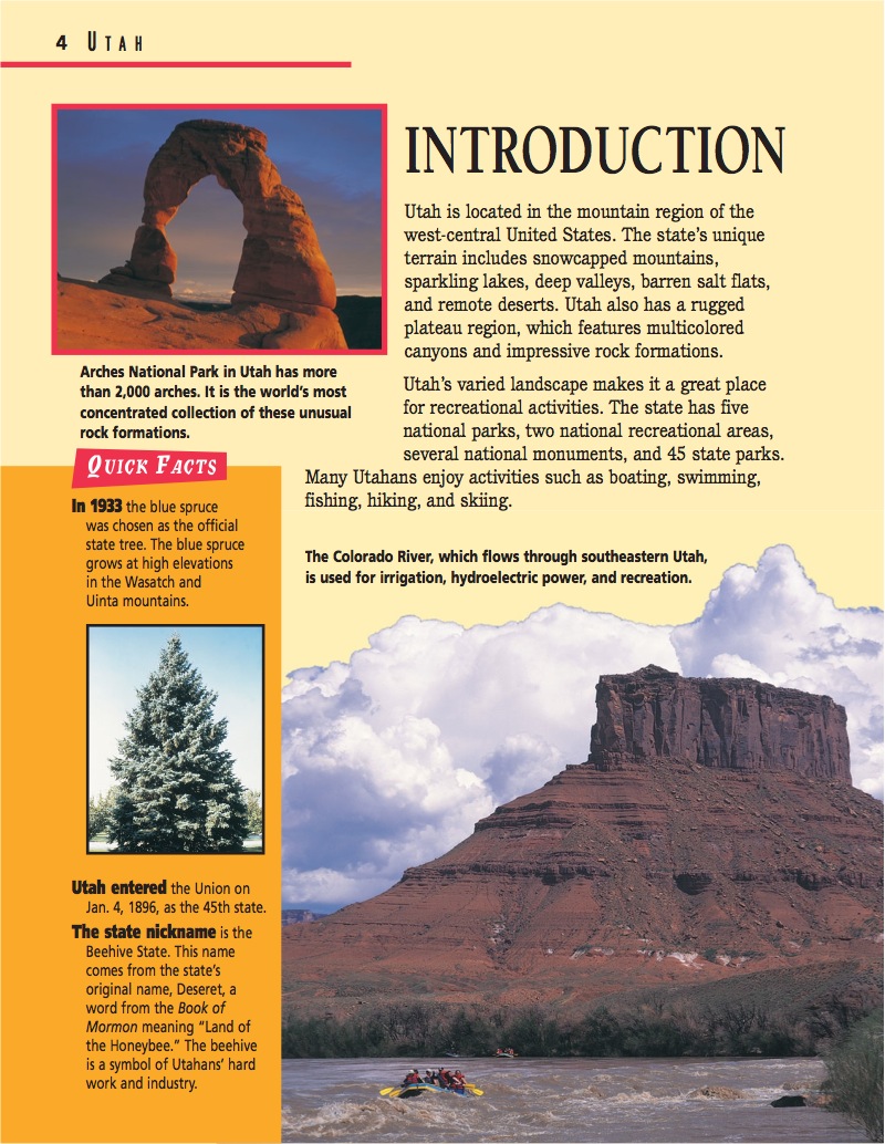 Utah: The Beehive State — page 1