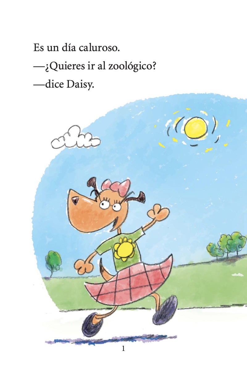 Digger y Daisy van al zoológico (Digger and Daisy Go to the Zoo) — page 1
