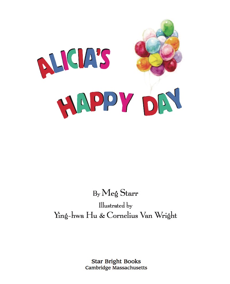 Alicia's Happy Day book cover