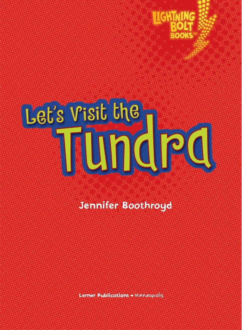 Let's Visit the Tundra book cover