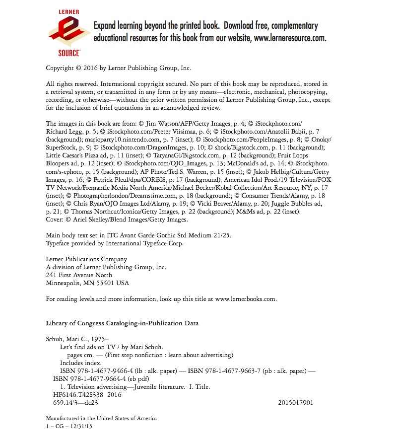 Let's Find Ads on TV — page 1