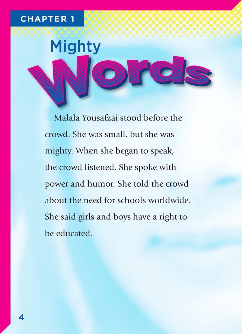 Malala Yousafzai — page 1