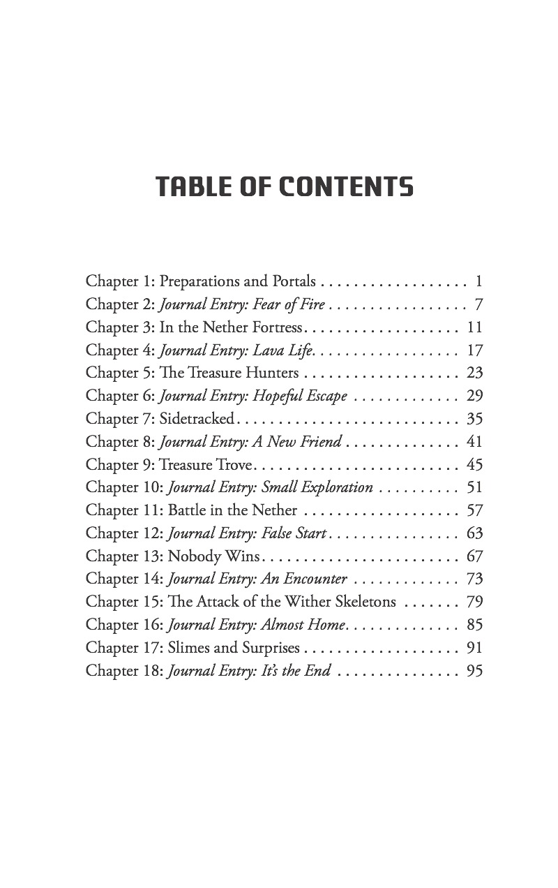 An Explorer's Guide to the Nether: Lost Minecraft Journals, Book Two — page 1