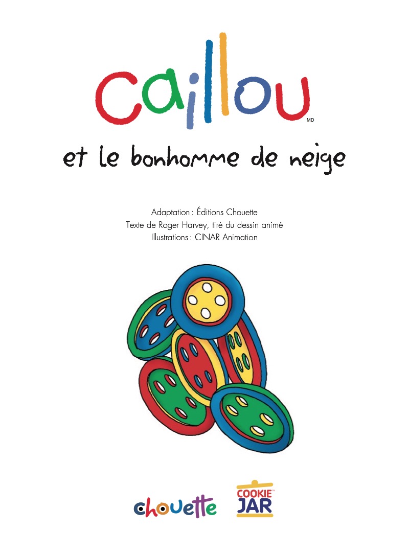 Caillou et le bonhomme de neige book cover