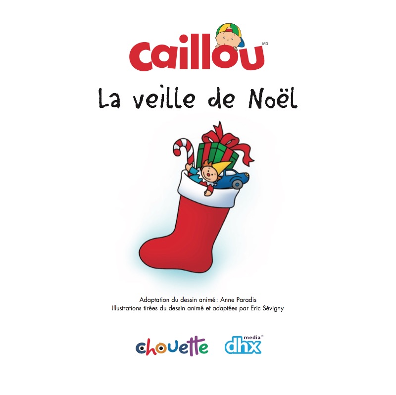 Caillou : La veille de Noël book cover