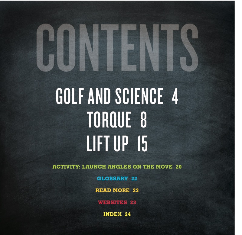 Golf book cover