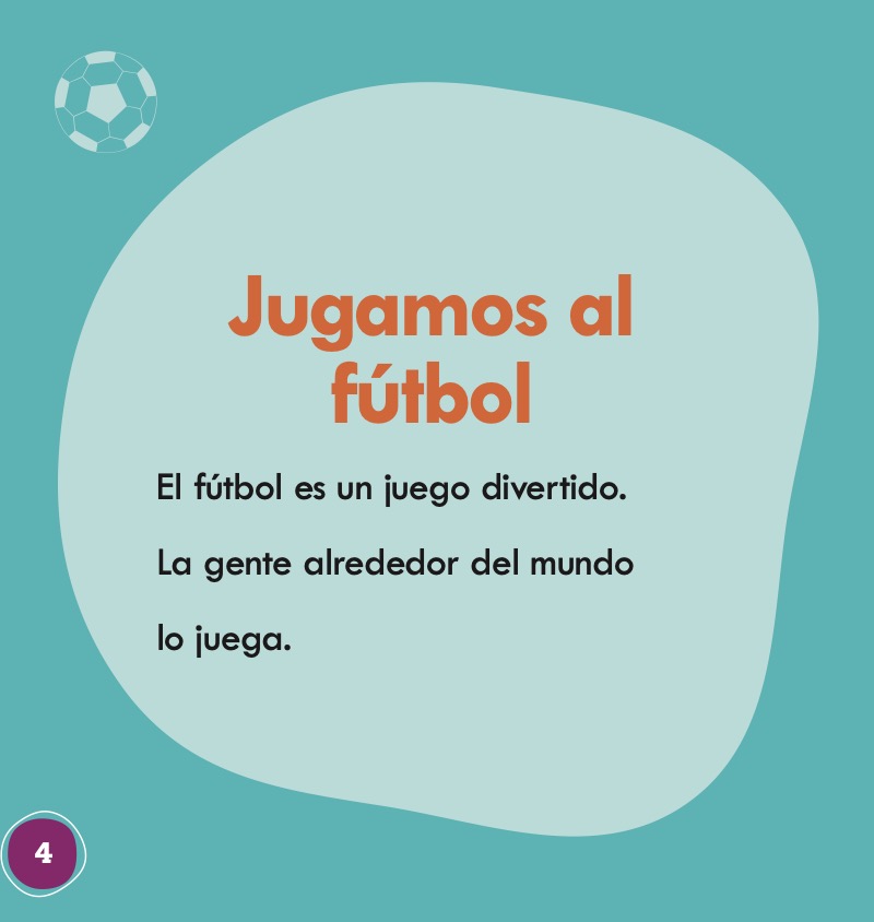 ¡Hora de fútbol! (Soccer Time!) — page 1