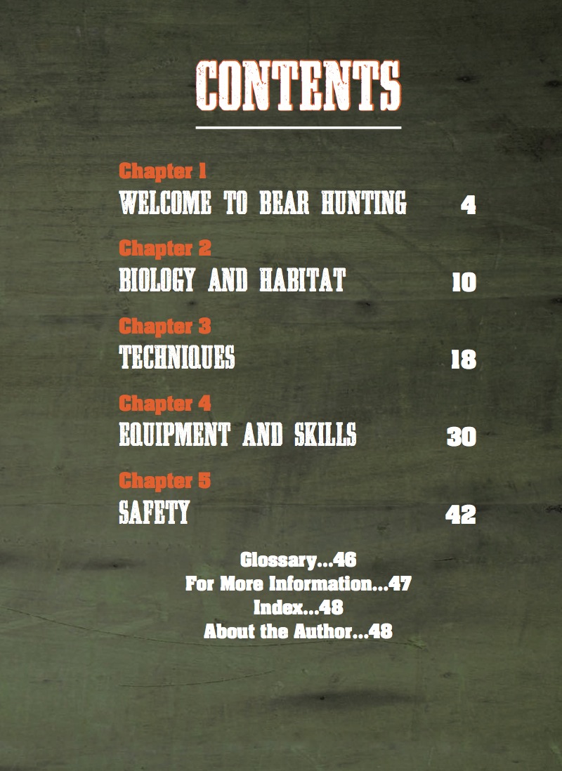 Bear Hunting book cover