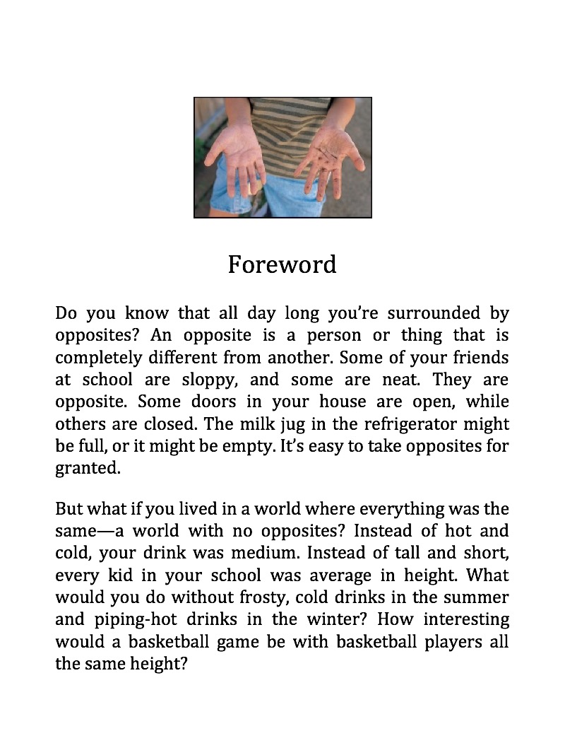 What's Opposite? — page 1