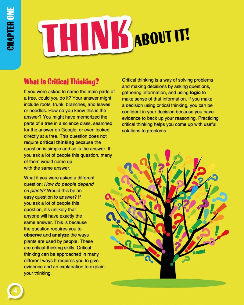 Above and Beyond with Critical Thinking and Problem Solving — page 1