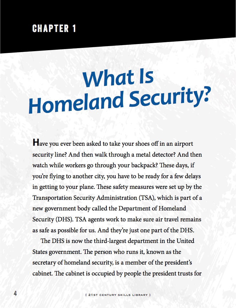 Homeland Security — page 1