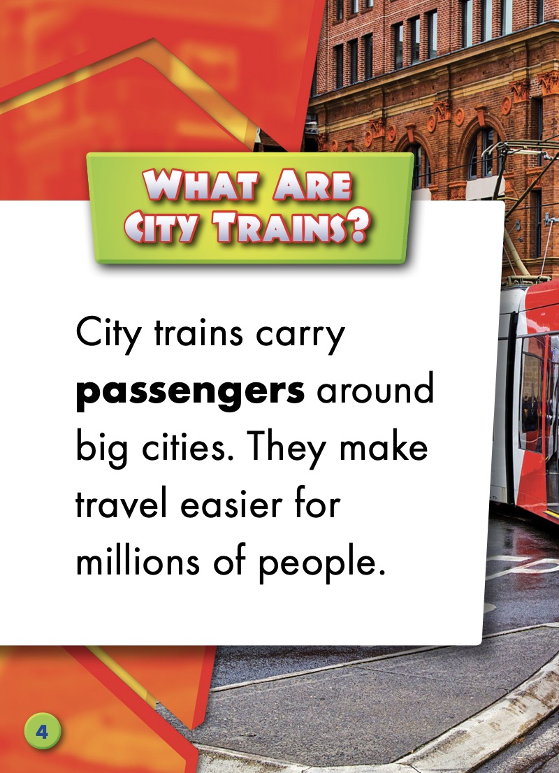 Amazing Trains: City Trains — page 1
