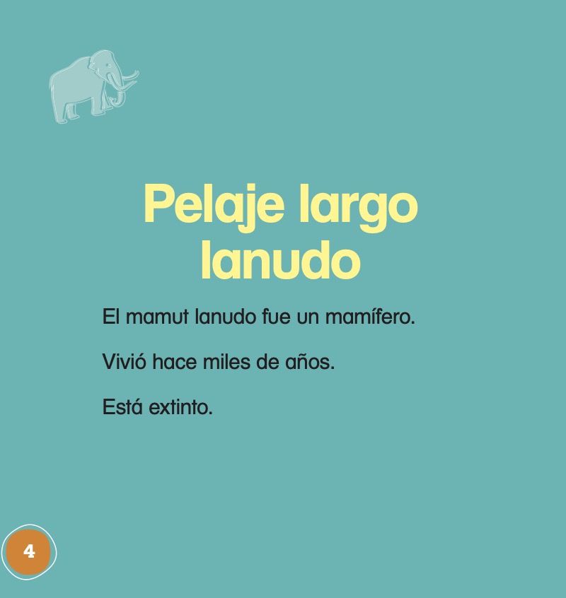 El mamut lanudo (Woolly Mammoth) — page 1