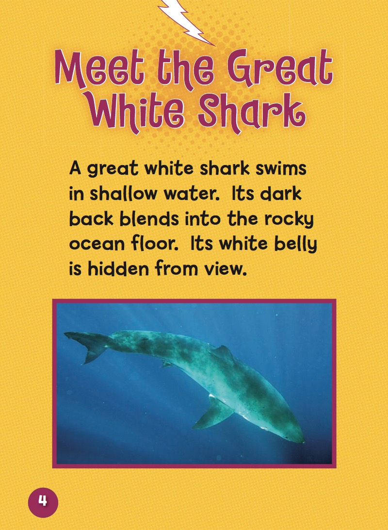 Great White Sharks in Action — page 1