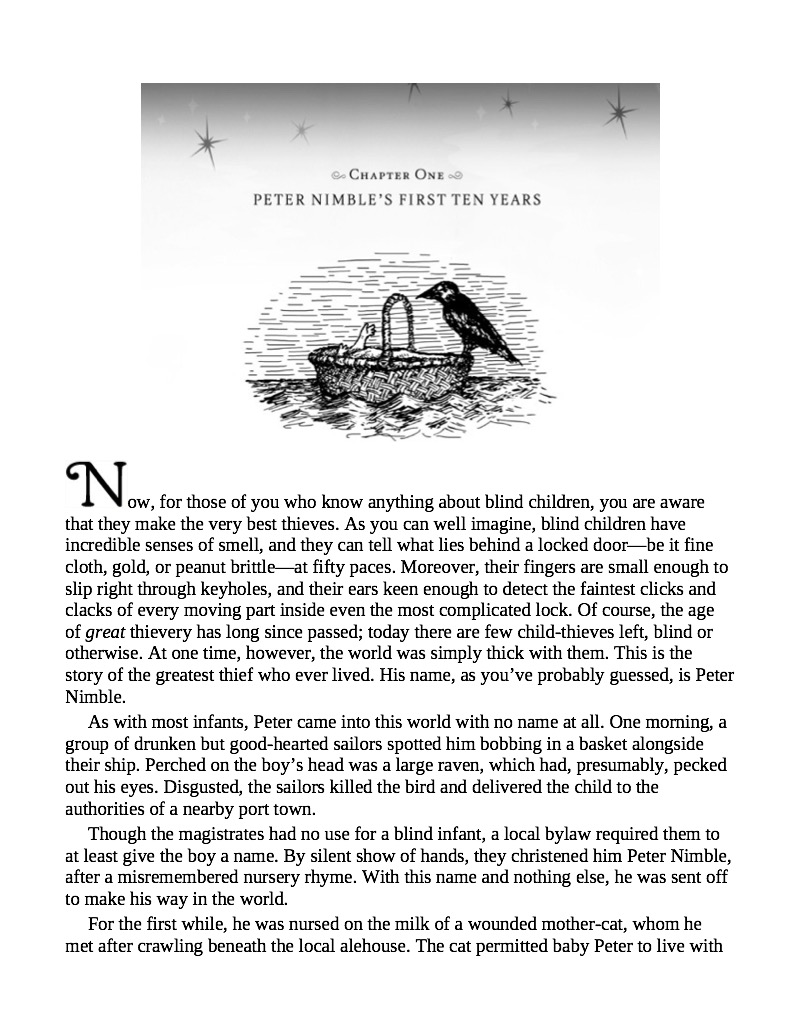 Peter Nimble and His Fantastic Eyes — page 1