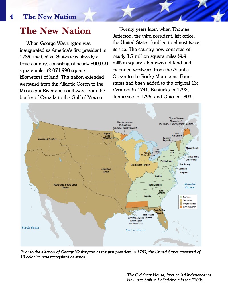 President Encyclopedia 1789-1809 — page 1