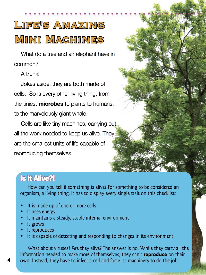 Cells: Constructing Living Things — page 1