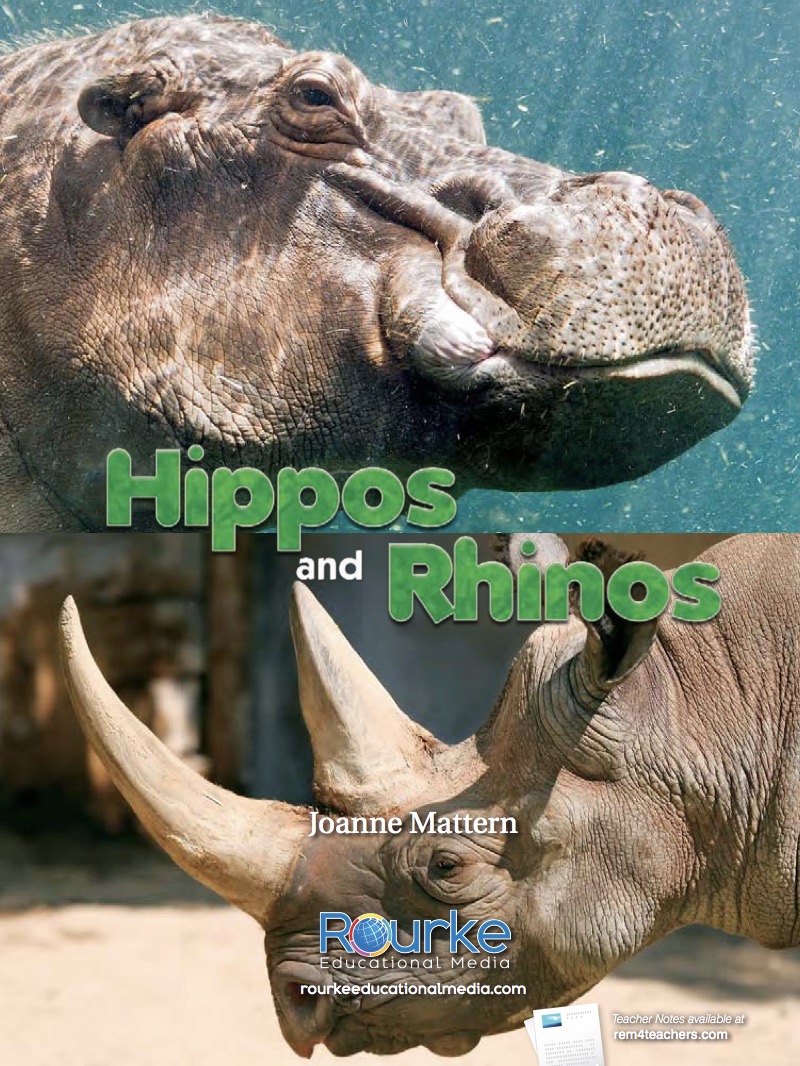 Hippos and Rhinos book cover