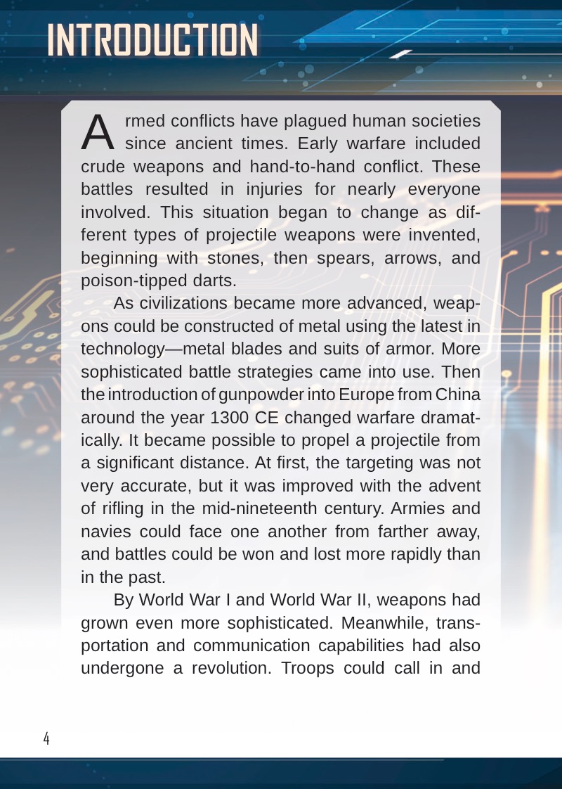 The Evolution of Military Technology — page 1