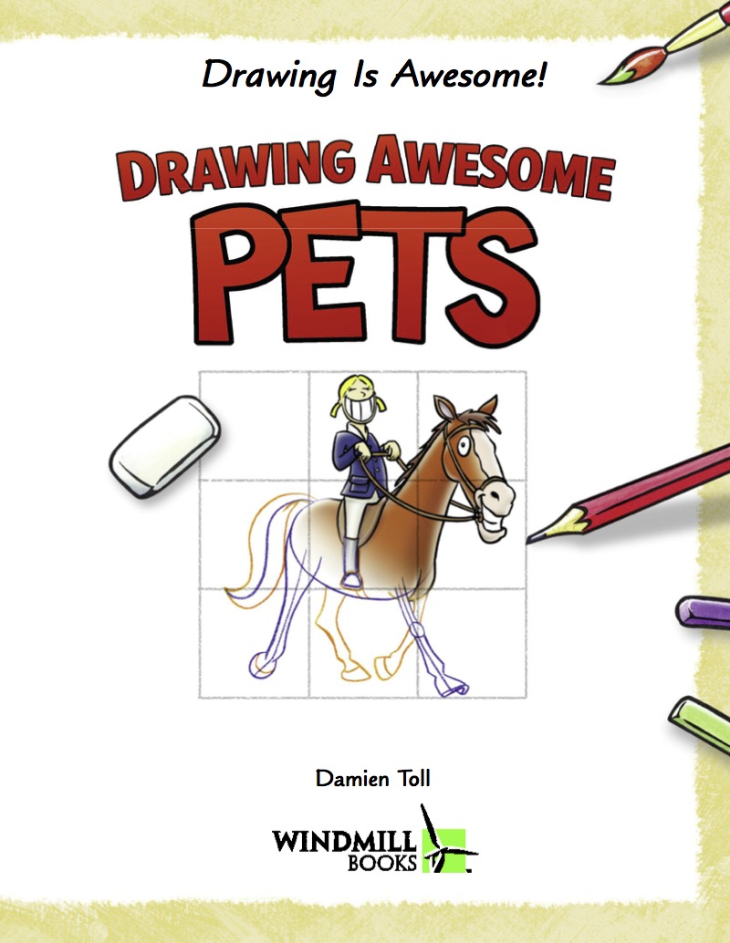 Drawing Awesome Pets book cover