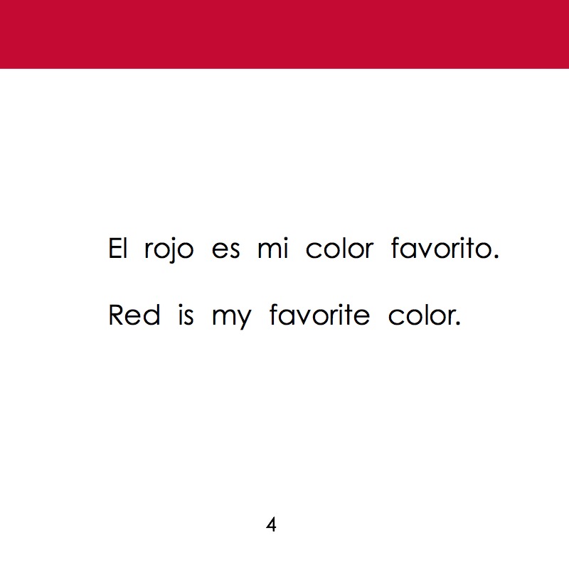 Colores: Rojo (Colors: Red) — page 1