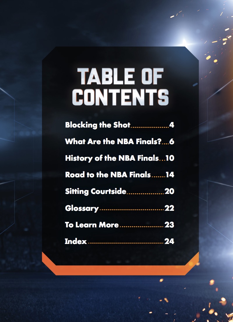 The NBA Finals book cover